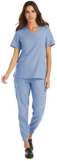 Scrub Top by Maevn Uniform Company, Style: 5002-CBL